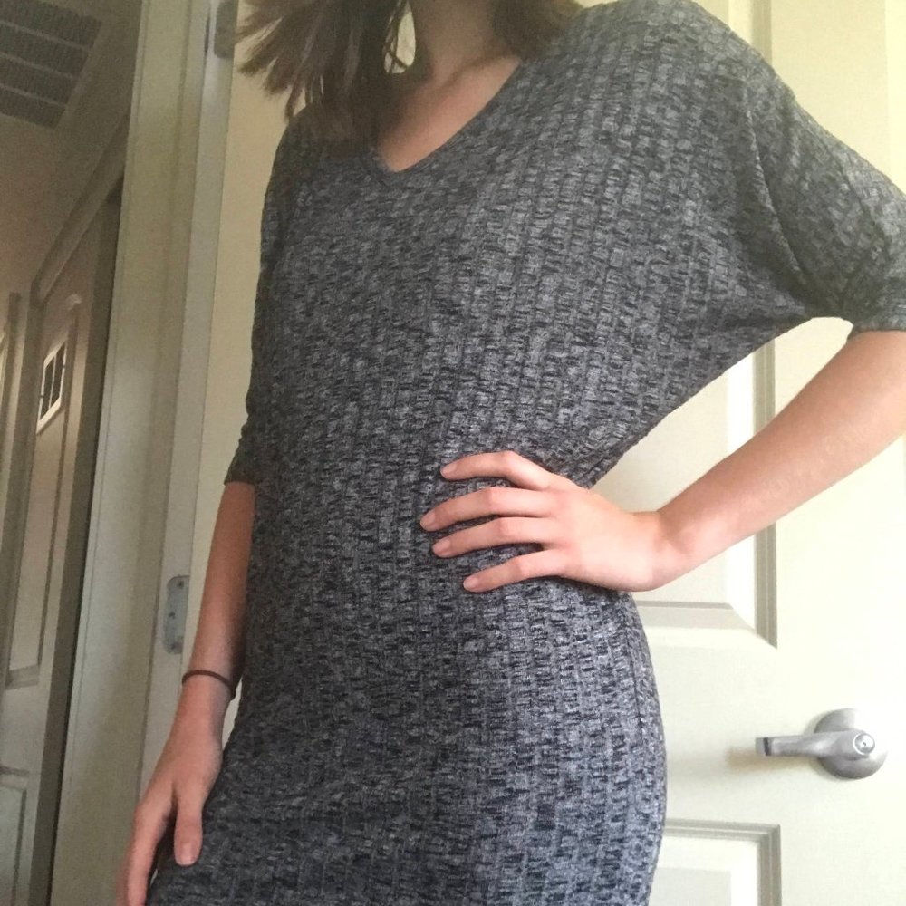 Everly charcoal colored dress